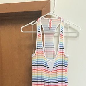 Colorful Fun Summer Maxi Dress or Coverup
